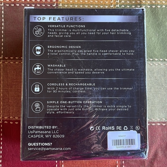 Brand New 5-in-1 Electric Wet/Dry Bald Head Shaver for Men Cordless Palm Sized - Picture 12 of 15